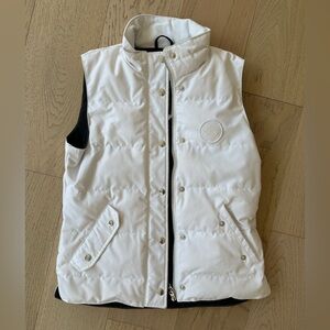 Canada Goose White Puffer Vest